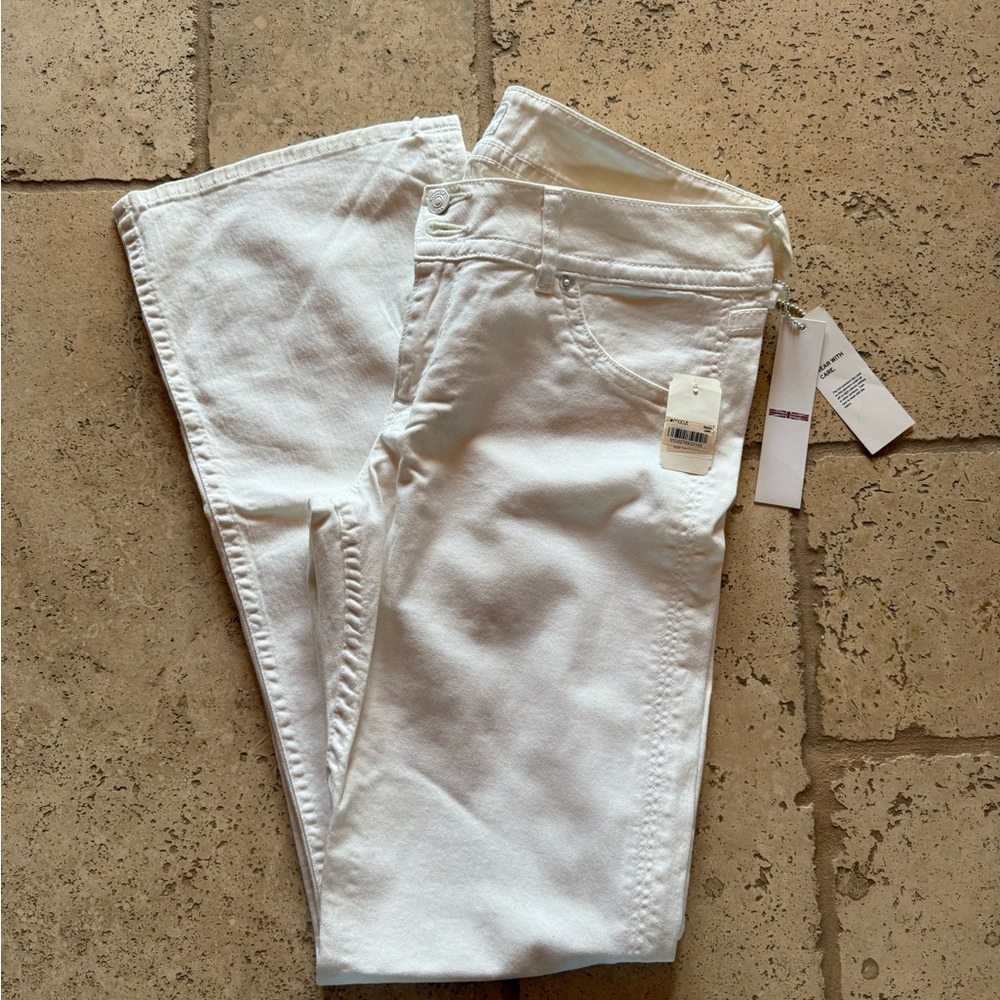 Hudson Jeans White Flare & Wide Leg